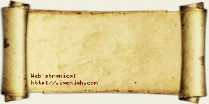 Lana Stanimirović vizit kartica